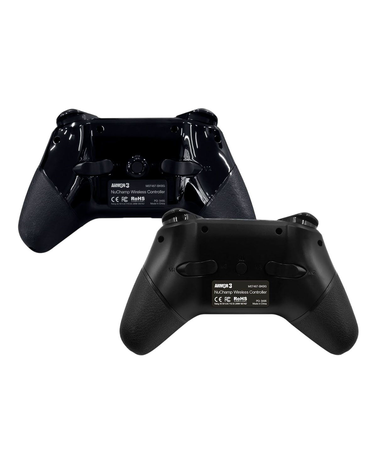 2 PACK NUCHAMP WIRELESS NINTENDO SWITCH HYPERKIN BLACK MATE - Image 2