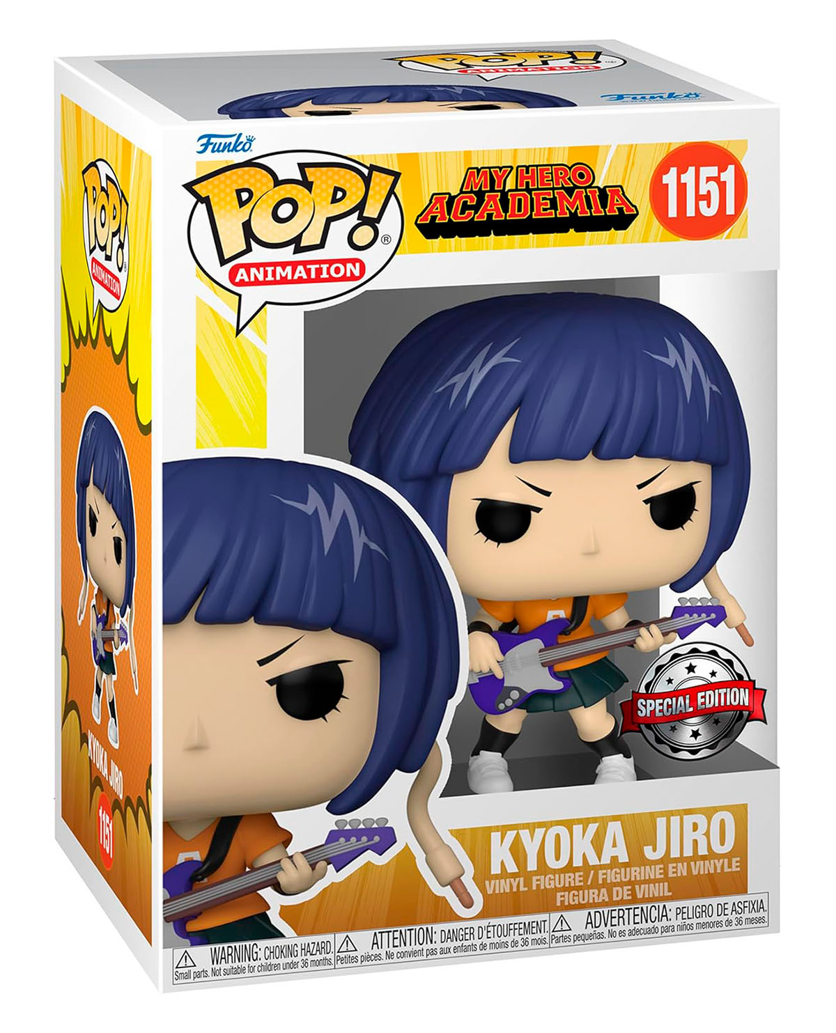 FIGURA POP MY HERO ACADEMIA JIROU CON GUITARRA - Image 2
