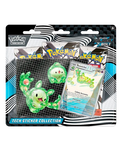 POKEMON TRADING CARD GAME S AND V BLACK BOLT TECH STICKER COLLECTION