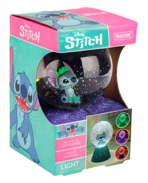 LAMPARA LILO AND STITCH LED GLITTER BALL STITCH PALADONE - Image 5