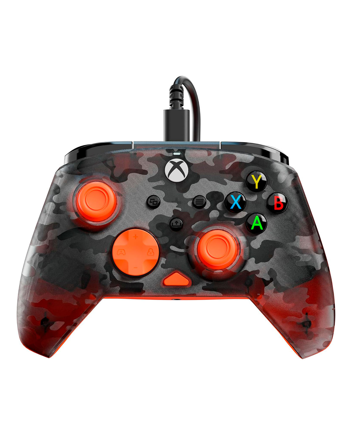 CONTROL ALAMBRICO TURTLE BEACH REMATCH CORE GHOST BLACK CAMO NARANJA