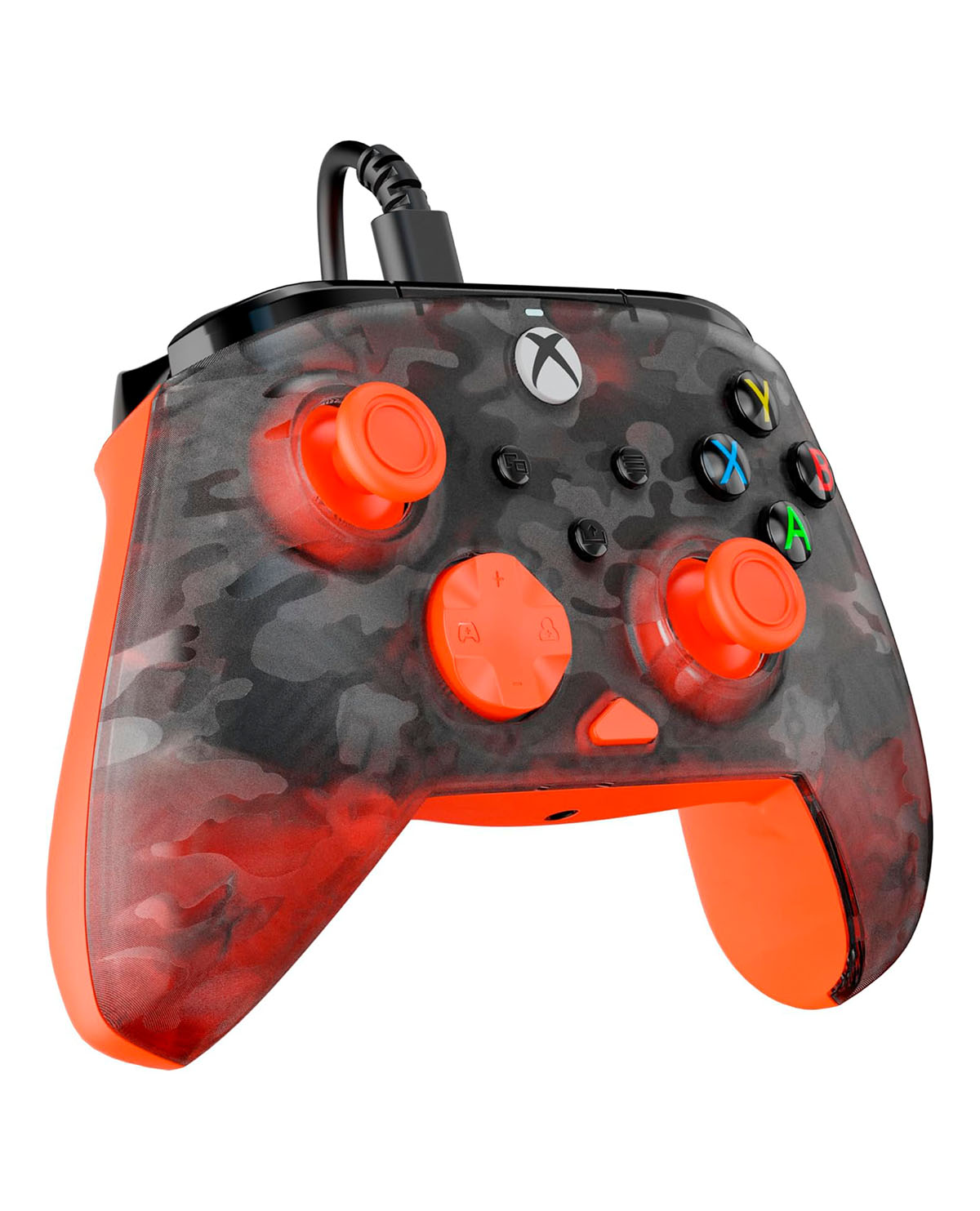CONTROL ALAMBRICO TURTLE BEACH REMATCH CORE GHOST BLACK CAMO NARANJA - Image 2