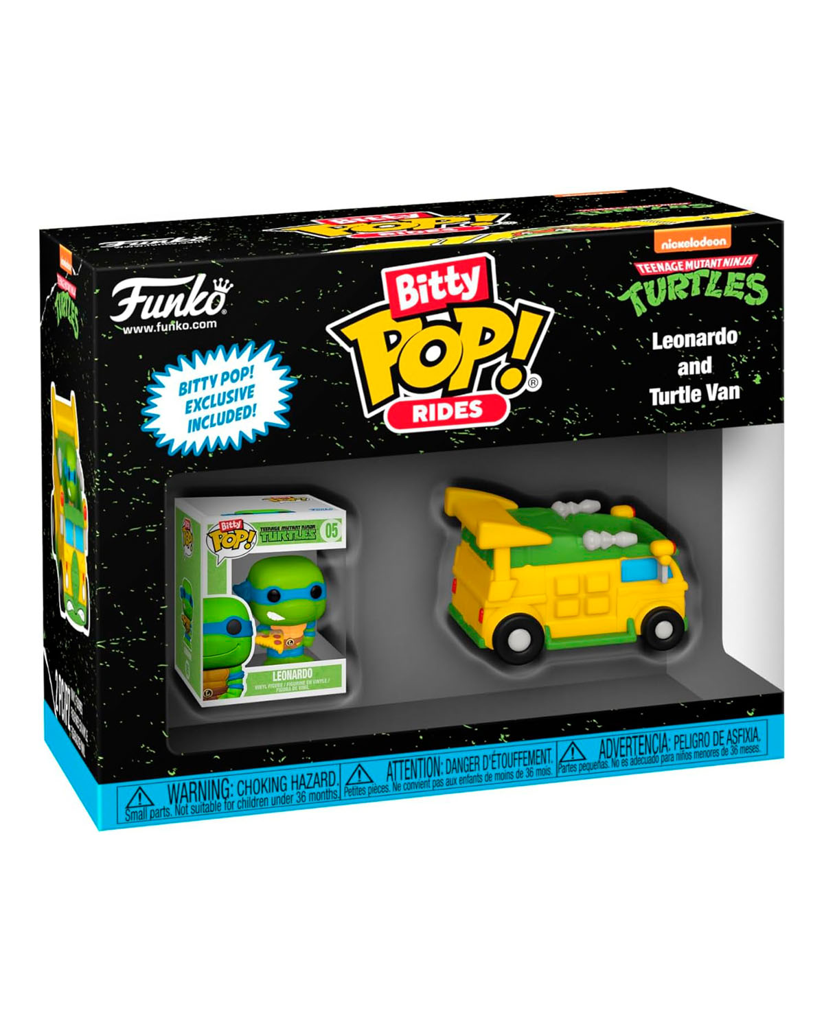 FUNKO BITTY POP RIDES TMNT LEONARDO CON VAN - Image 2