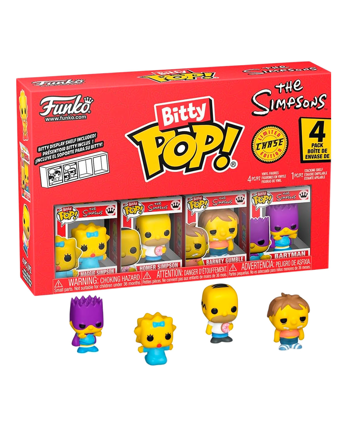 FUNKO BITTY POP LOS SIMPSONS MAGGIE 4 PACK