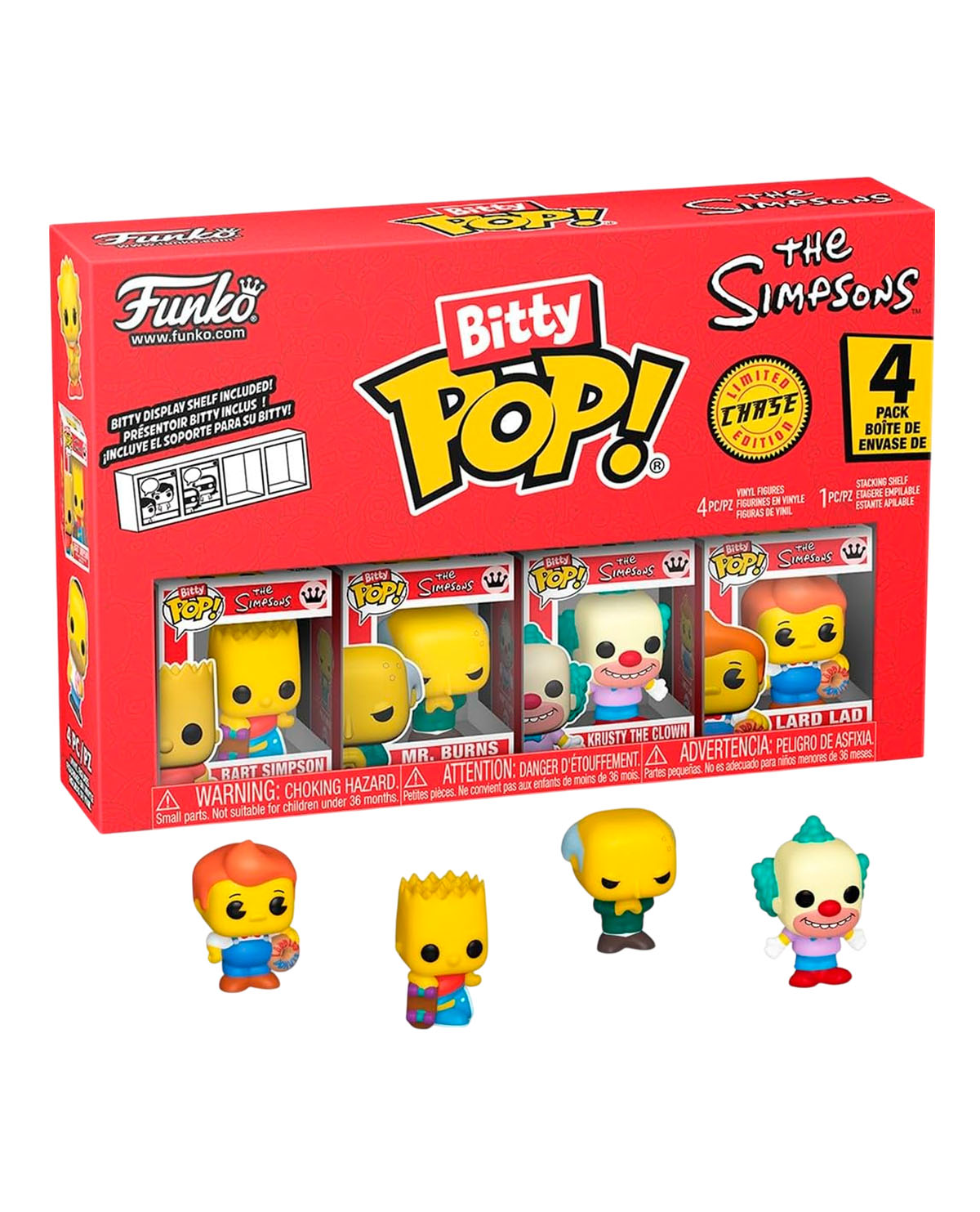 FUNKO BITTY POP LOS SIMPSONS BART 4 PACK