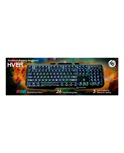 ML TECLADO GAMER LOGEAR KALIBER GAMING HVAER ALUMINUM - Image 3