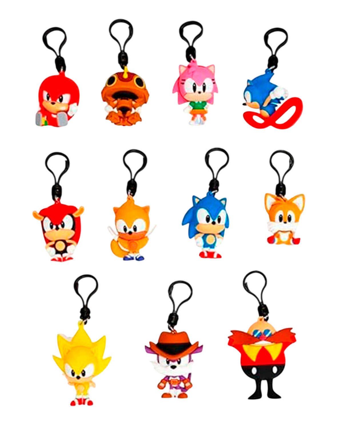 CLIP PARA BOLSA BLIND PVC SONIC THE HEDGEHOG 3D SERIES 4