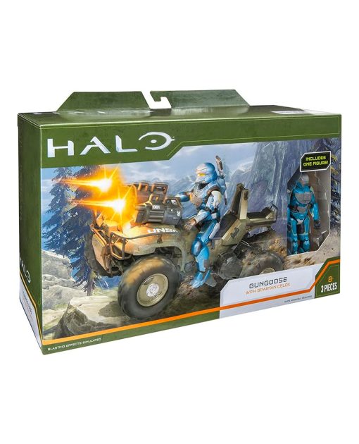 FIGURA DE ACCION HALO GUNGOOSE WITH SPARTAN CELOX - Image 3