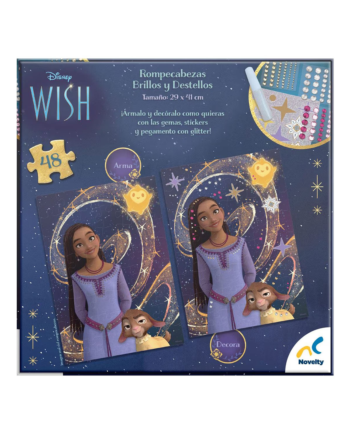 ROMPECABEZAS BRILLOS Y DESTELLOS WISH 48 PIEZAS - Image 3