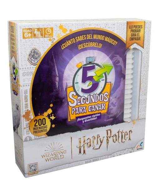 JUEGO DE MESA 5 SEGUNDOS PARA GANAR HARRY POTTER CAJA DE CARTON - Image 2