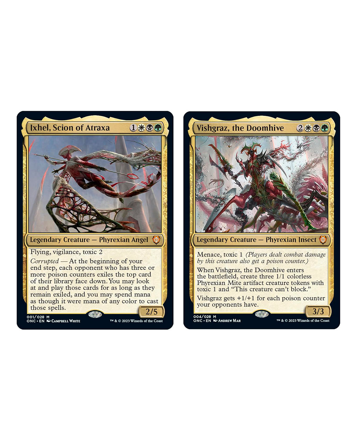 MAGIC THE GATHERING TRADING CARD GAME PHYREXIA ALL WILL BE ONE COMMANDER DECK - Image 3