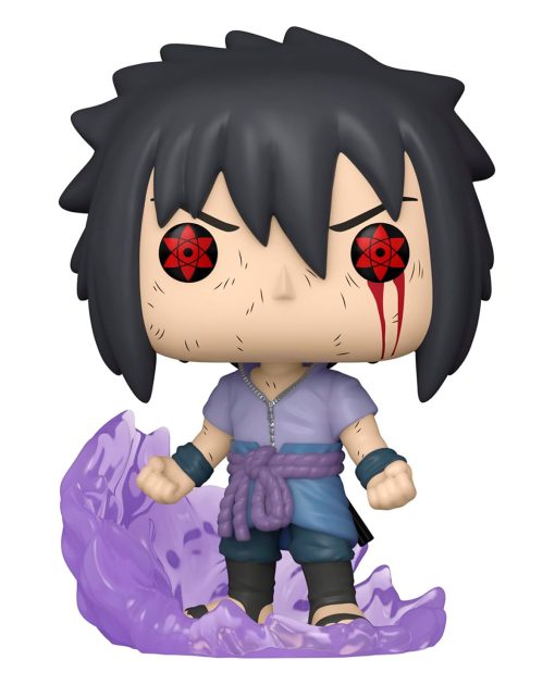 FIGURA POP NARUTO SASUKE UCHIHA CON AMATERASU GLOW