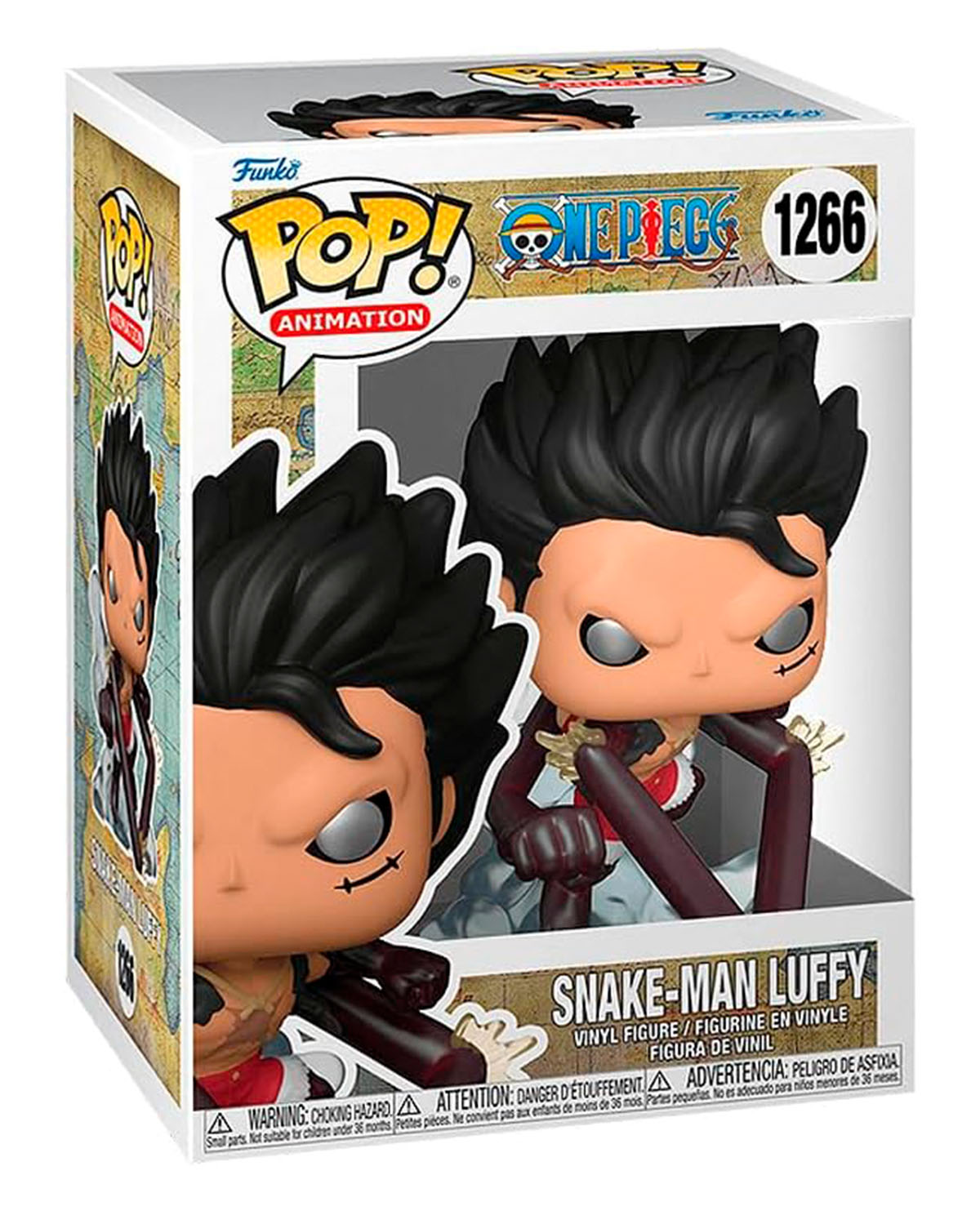 FIGURA POP ONE PIECE LUFFY GEAR FOUR SNAKEMAN METALICO - Image 2