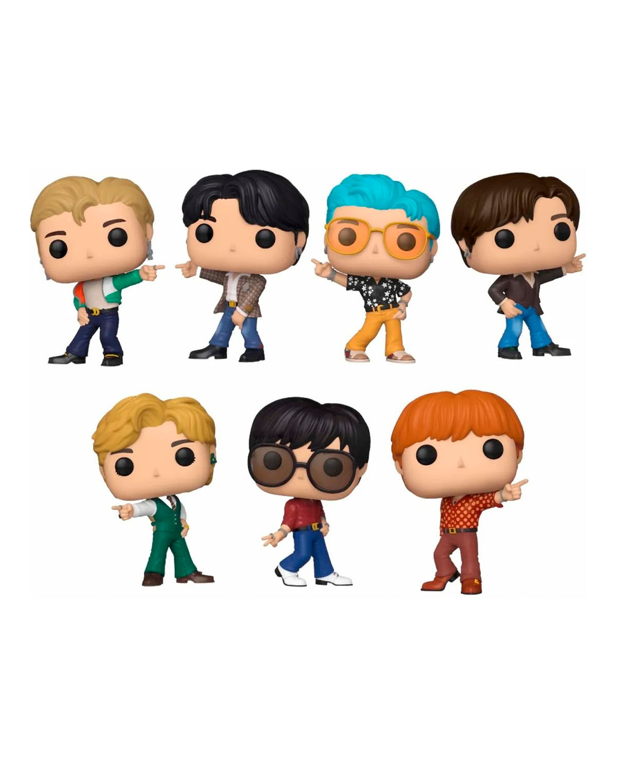 FUNKO POP ROCKS BTS DYNAMITE 7 PACK