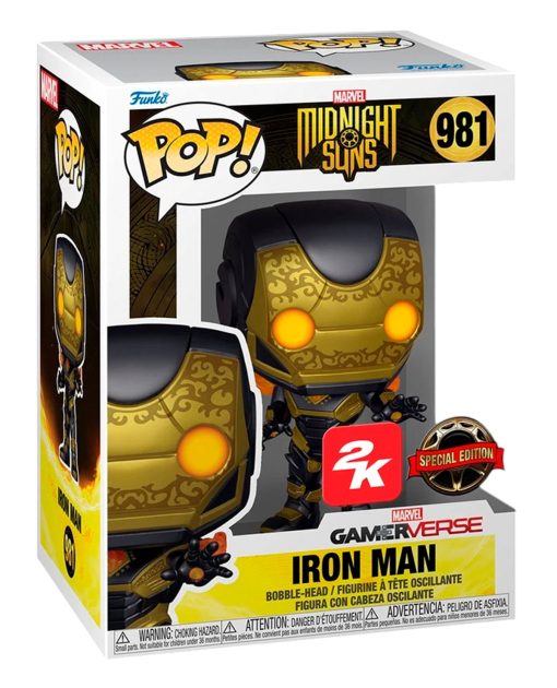 FIGURA POP MARVEL MIDNIGHT SUNS IRONMAN - Image 2