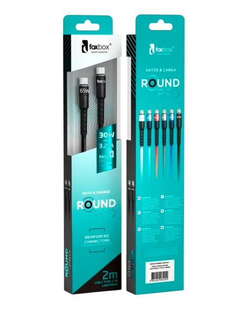 CABLE ROUND PRO USB C - USB C - Image 2