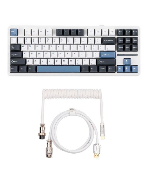 TECLADO MECANICO REDRAGON F87 BLANCO NEGRO AZUL - Image 2