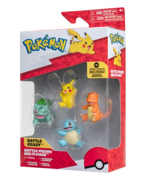 PAQUETE DE BATALLA 4 FIGURAS POKEMON DE 5 CM - Image 2