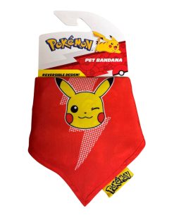BANDANA PARA MASCOTA POKEMON PIKACHU L-XL