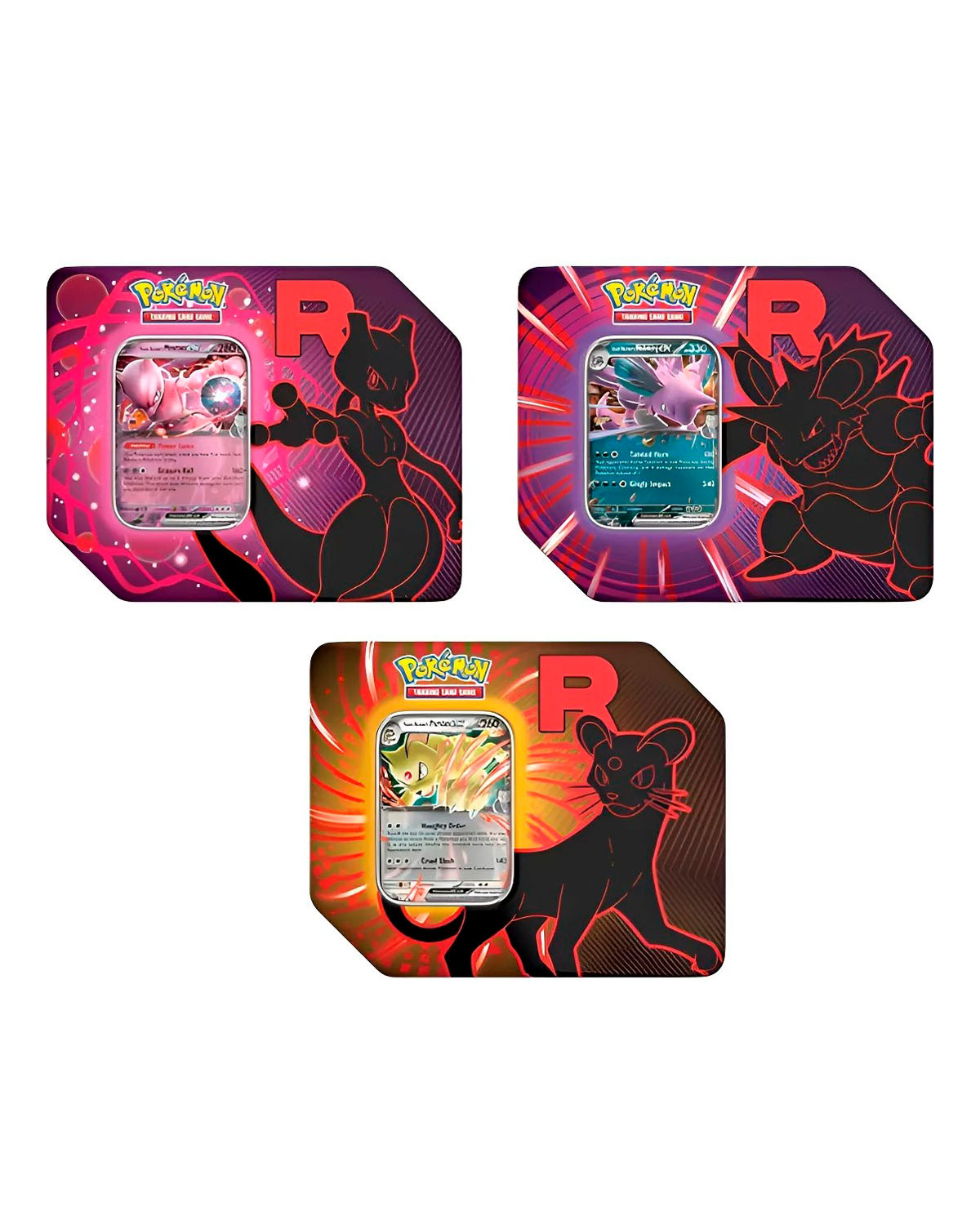 POKEMON TRADING CARD GAME TEAM ROCKET TIN