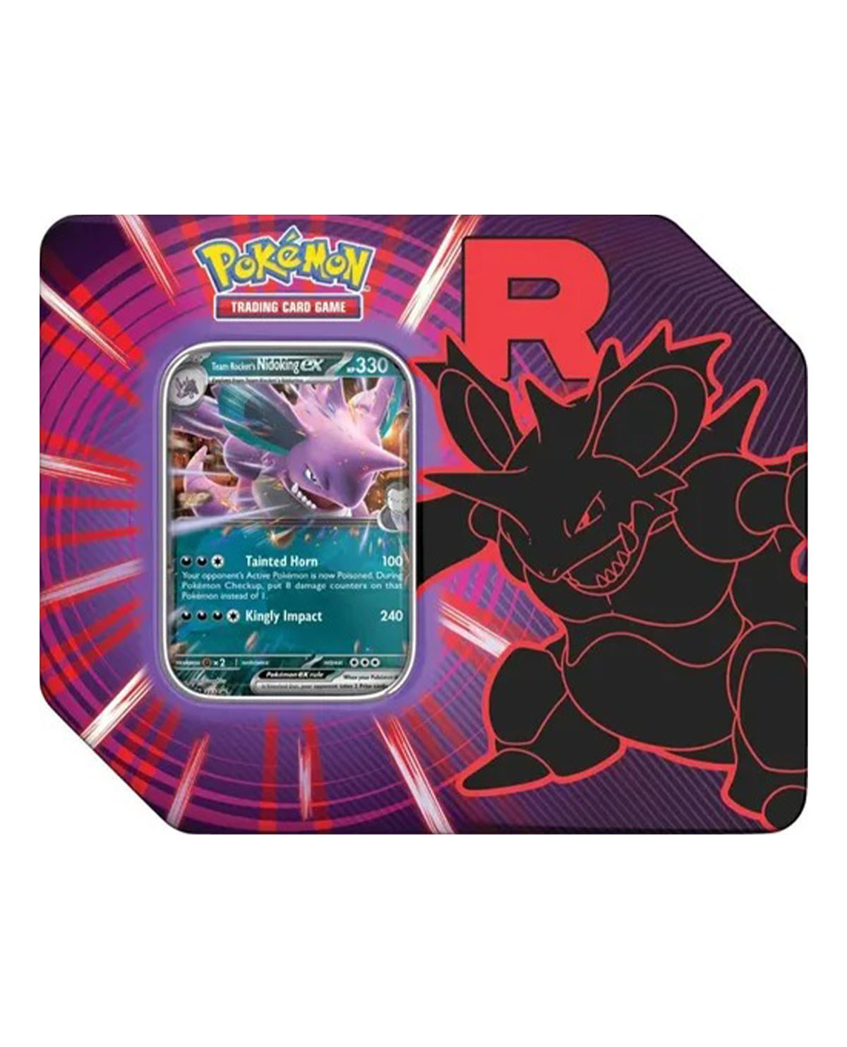POKEMON TRADING CARD GAME TEAM ROCKET TIN - Image 4