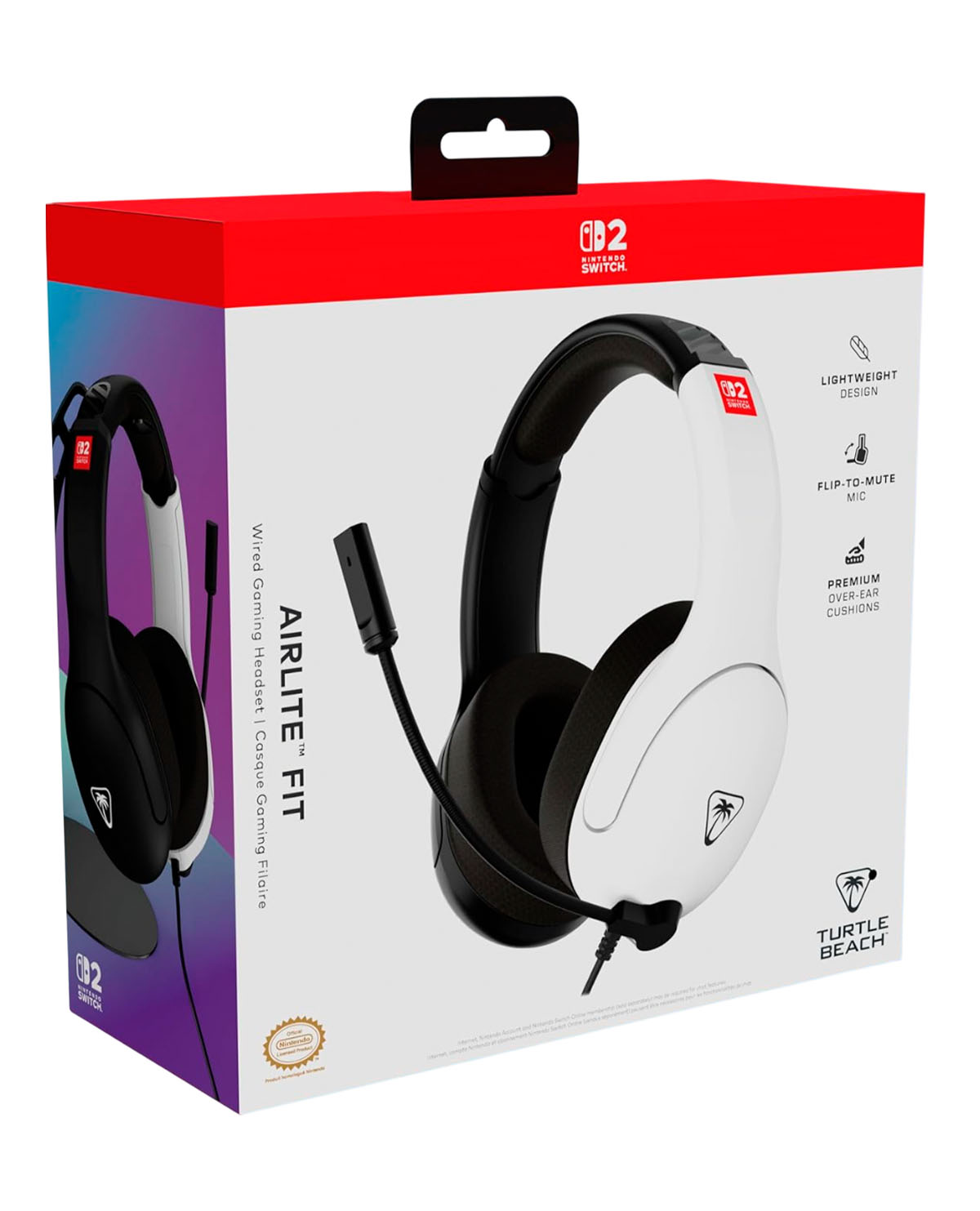 HEADSET ALAMBRICO TURTLE BEACH PARA NSW2 BLANCO Y NEGRO - Image 3