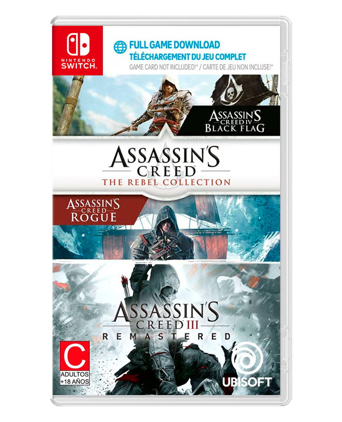 ASSASSINS CREED III + AC REBEL COLLECTION