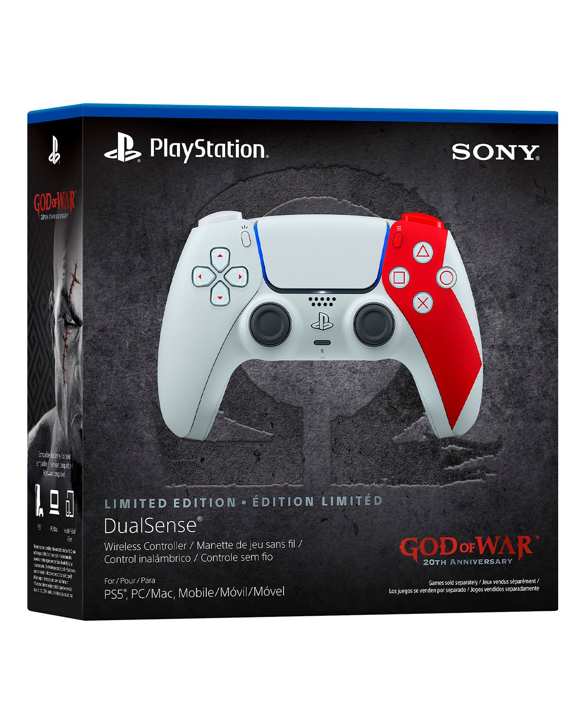 CONTROL DUALSENSE EDICION GOD OF WAR 20 ANIVERSARIO - Image 5